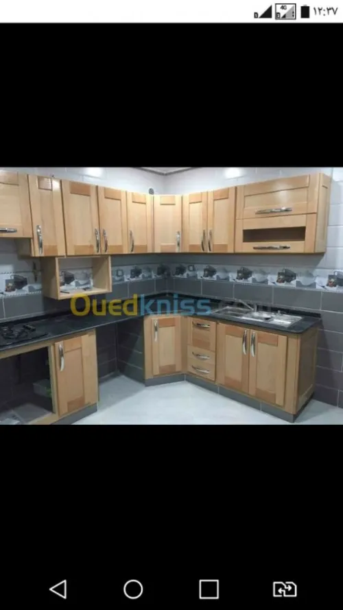 Fabrication meuble de cuisine sur comm