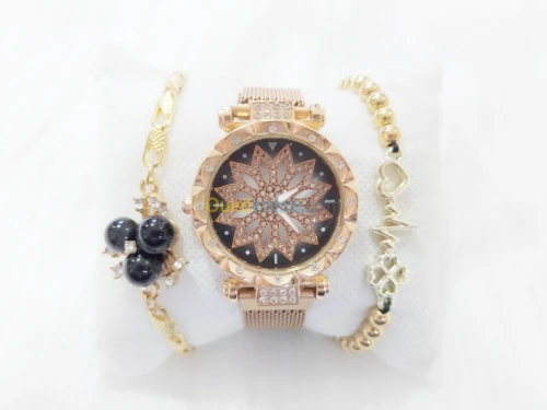 Montres de mode 3 pièces pour femmes