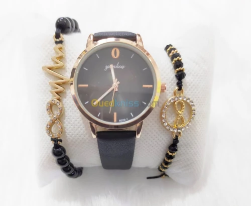 Montres de mode 3 pièces pour femmes