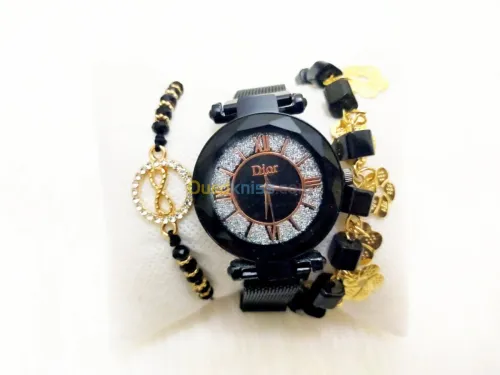 Montres de mode 3 pièces pour femmes