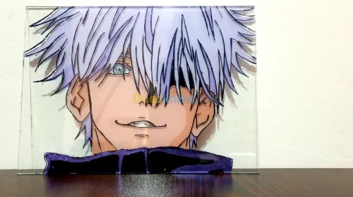 Anime cadres peinture sur verre