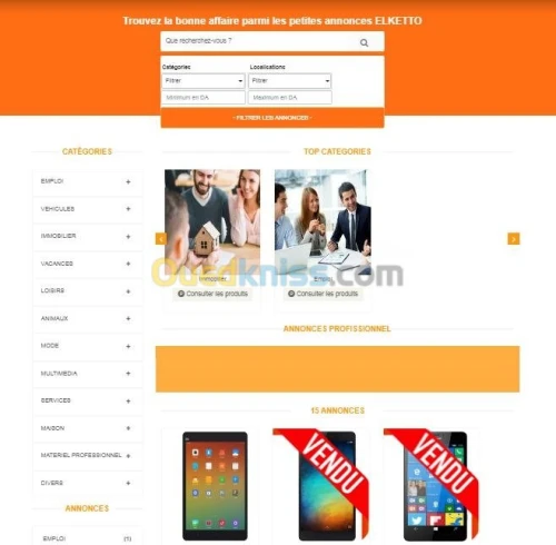 Sites WEB dynamique & E-Commerce.