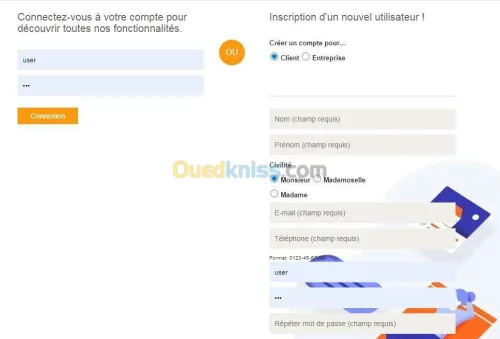 Sites WEB dynamique & E-Commerce.