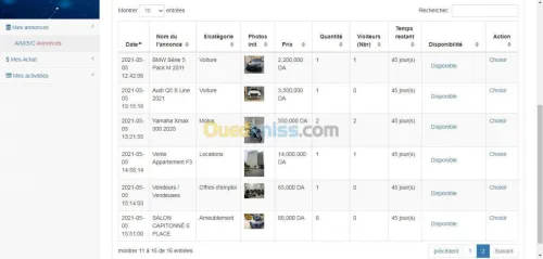 Sites WEB dynamique & E-Commerce.