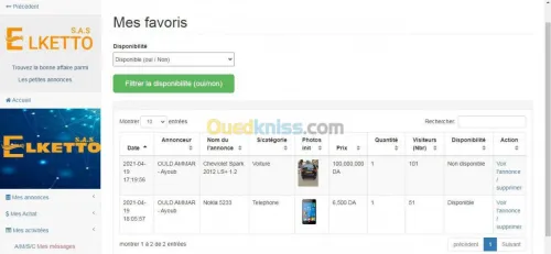 Sites WEB dynamique & E-Commerce.