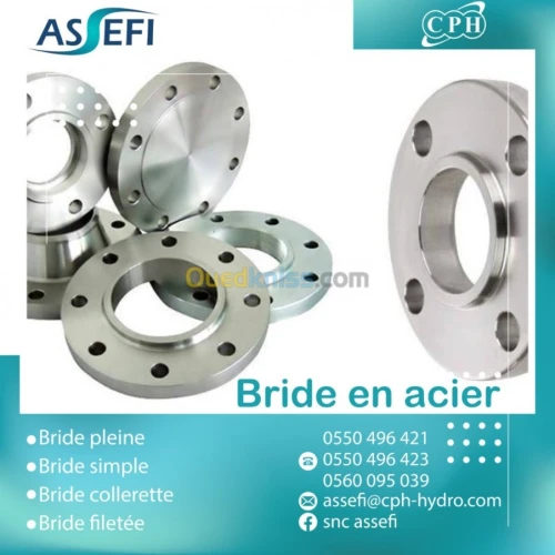 Bride en acier 