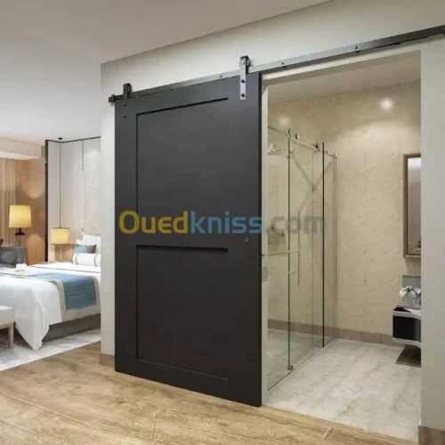 Vend lots de portes suspendu 