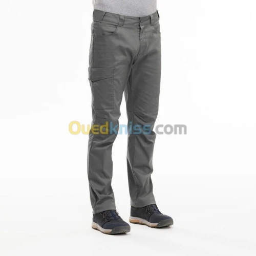 PANTALON Decathlon DE RANDONNÉE NATURE NH100 - GRIS  /  VERT KAKI