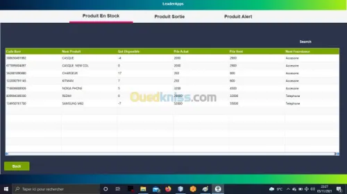Gestion de Stock