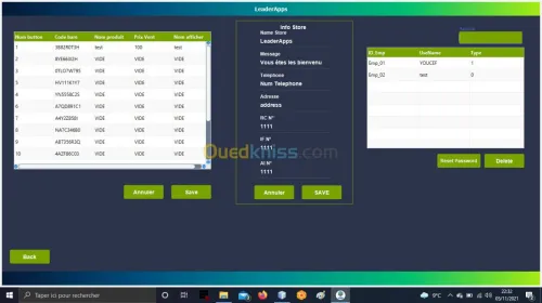 Gestion de Stock