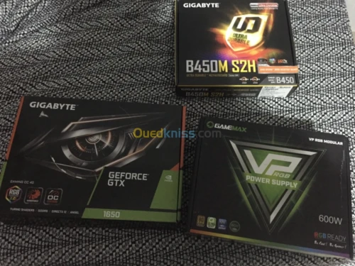 PC RYZEN 5 3600X GTX1650 2 FANS 16 RAM