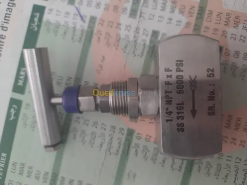 Raccord instrumentation inox 