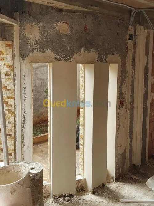 Plâtre projection Mp75 knauf 