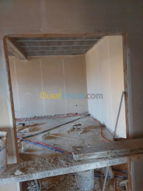 Plâtre projection Mp75 knauf 
