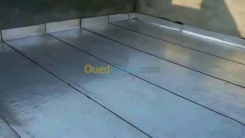 chape et membrane goudronne 