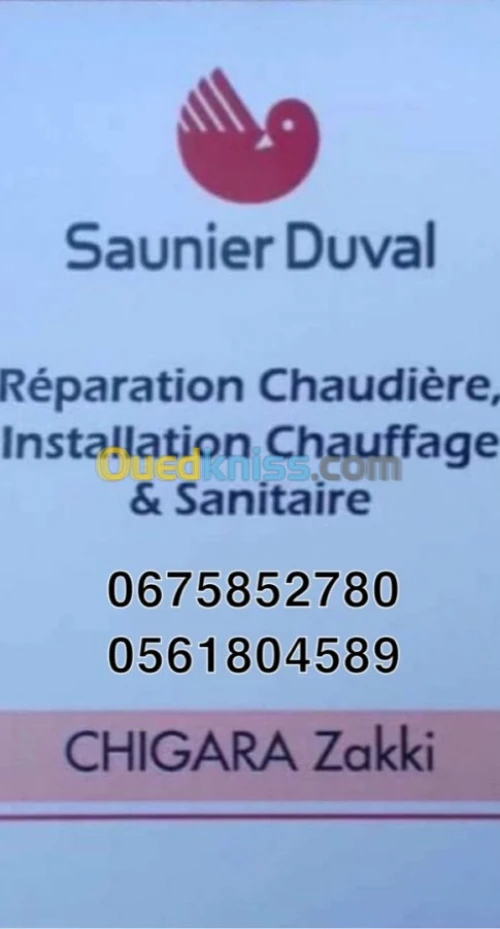 Technicien chaudière 