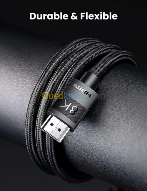 UGREEN Câble HDMI 2.1  8K 60Hz * 4K 120Hz * UHD Haute Vitesse 48 Gbps  * 1M * 2M * 3M* 5M