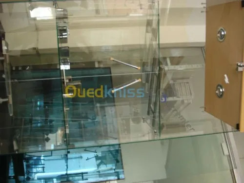 Réalisation façades en verre securit