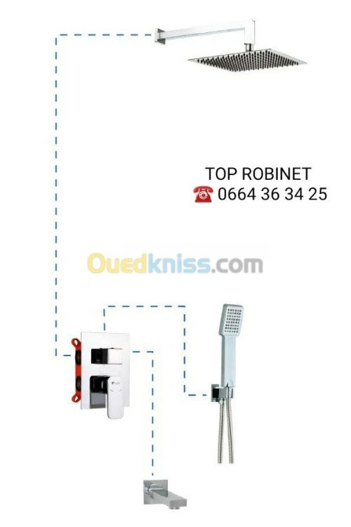 Colonne / Ensemble douche 3 sorties 
