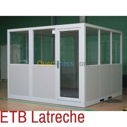Fabrication et montage les cabines en 