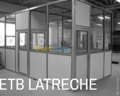 Fabrication et montage les cabines en 