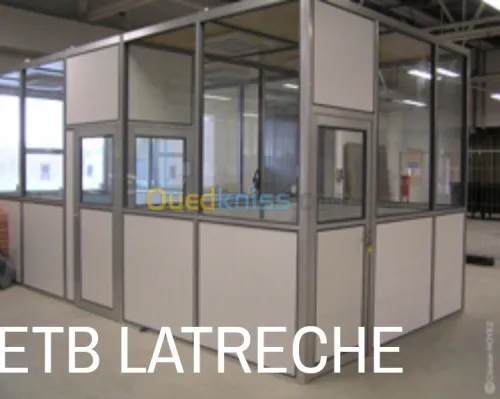 Fabrication et montage les cabines en 