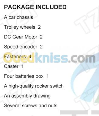 Kit chassier de voiture 2 roues