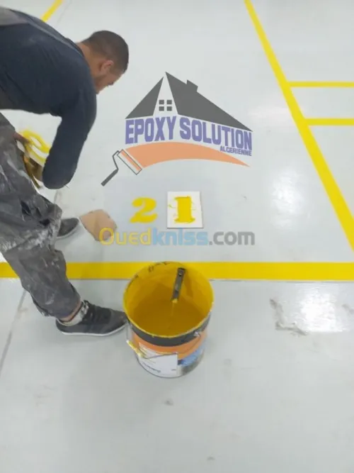 Revêtement de sols en Résine epoxy 