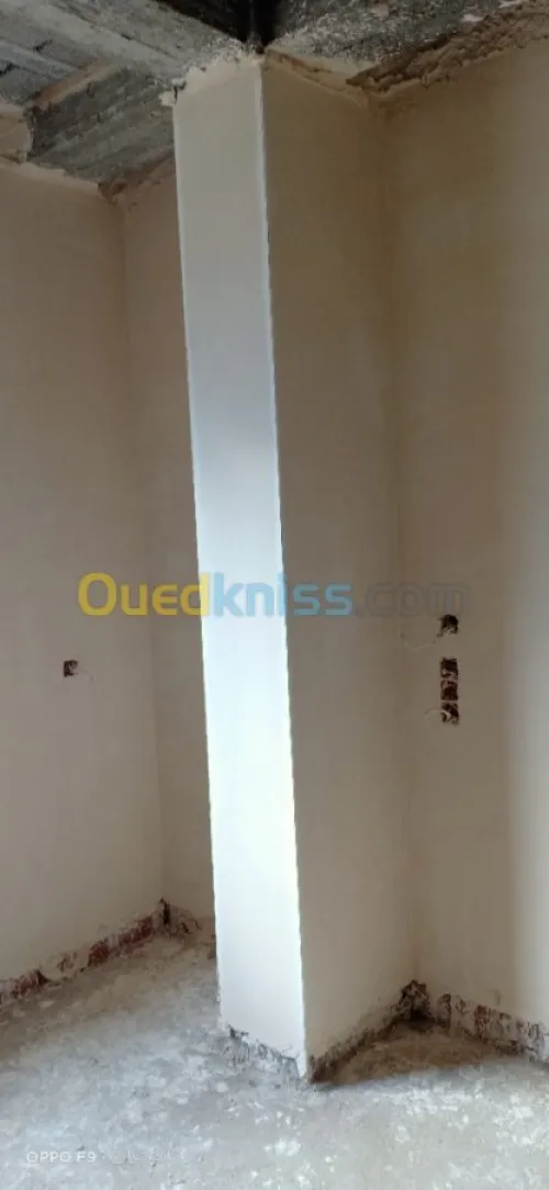 Plâtre projection 