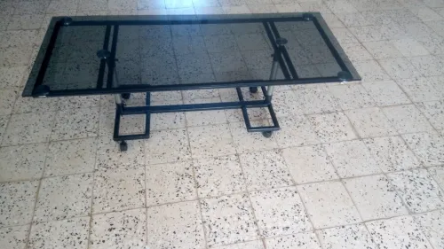 Table en verre