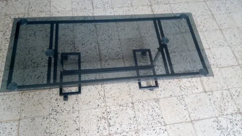 Table en verre