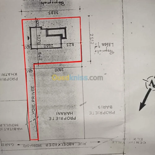 Vente Terrain Bejaia El kseur