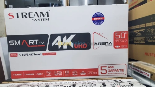 TV Stream  55"/50" F1 UHD Prix Choc 