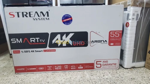 TV Stream  55"/50" F1 UHD Prix Choc 