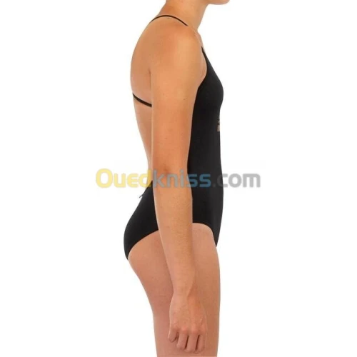 MAILLOT DECATHLON DE BAIN 1 PIÈCE 100 NOIR