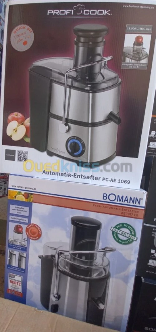 Centrifugeuse de jus plusieurs modèles