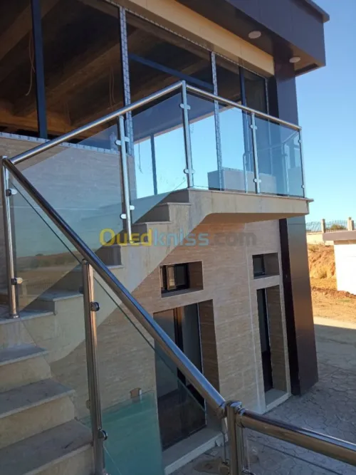 rampe escalier inox et garde corps ino