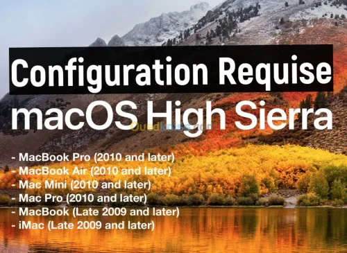 macOS High Sierra Bootable clé USB 