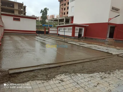 Etanchiete SEL liquide et chape béton