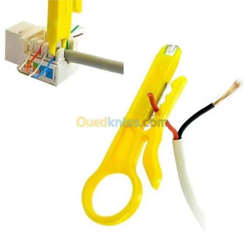 Pince à sertir réseau LAN Cable RJ45 RJ12 RJ11 8P6P4P avec dénudeur