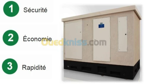 POSTE TRANSFORMATEUR PREFABRIQUE beton armé