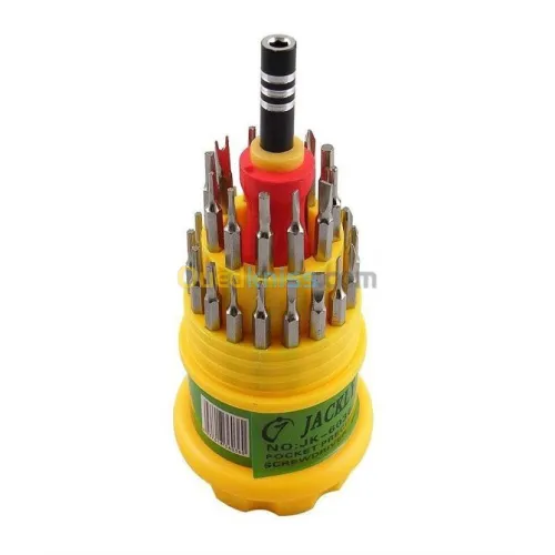 Kit tournevis magnetique 31 pieces professionel JAKEMY & JACKLY JK-6036A
