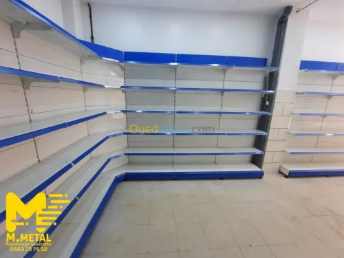 Rayonnage et étagère métallique 