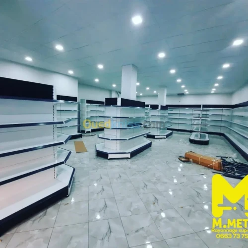 Rayonnage et étagère métallique 