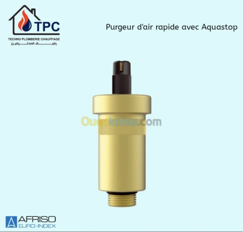  Purgeur  d'air avec Aquastop AFRISO