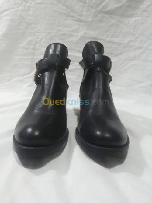 Bianco cuir véritable