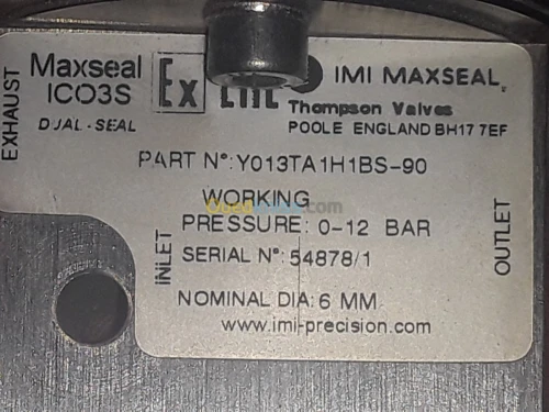 IMI MAXSEAL ICO3S_ THOMPSON VALVES