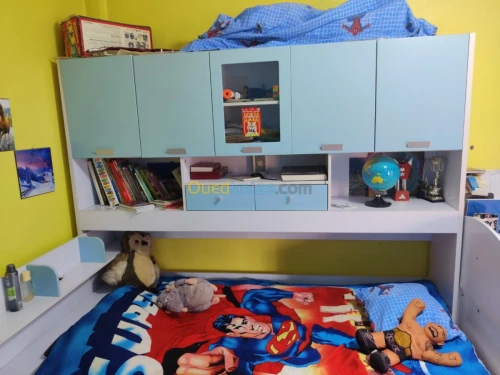Chambre enfant (Lit+ Armoire+ Bureau)