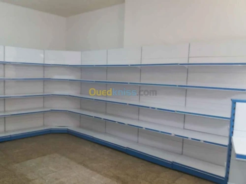 Rayonnage magasin supermarché