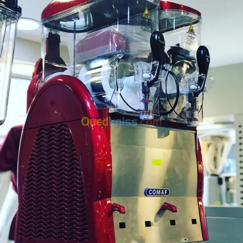 Machine à sorbet 2 bac comaf rouge